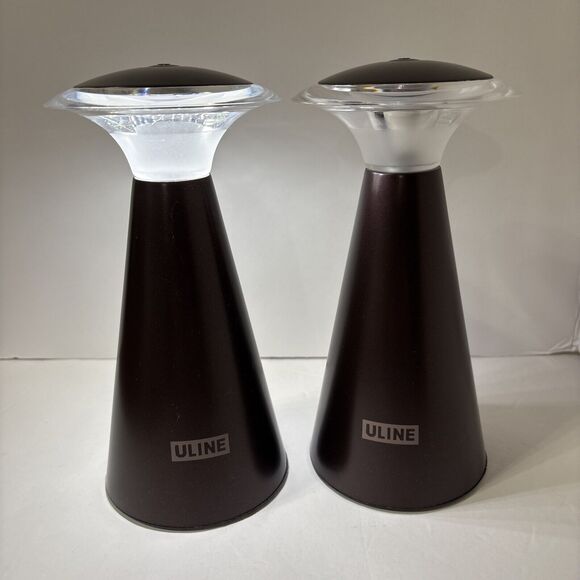 Set of Two Uline TouchTop LED Lanterns Bronze H3990BRZ H-3990BRZ - Picture 2 of 11